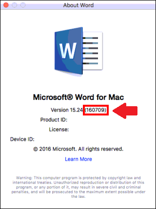 Is there a version of word for mac pro